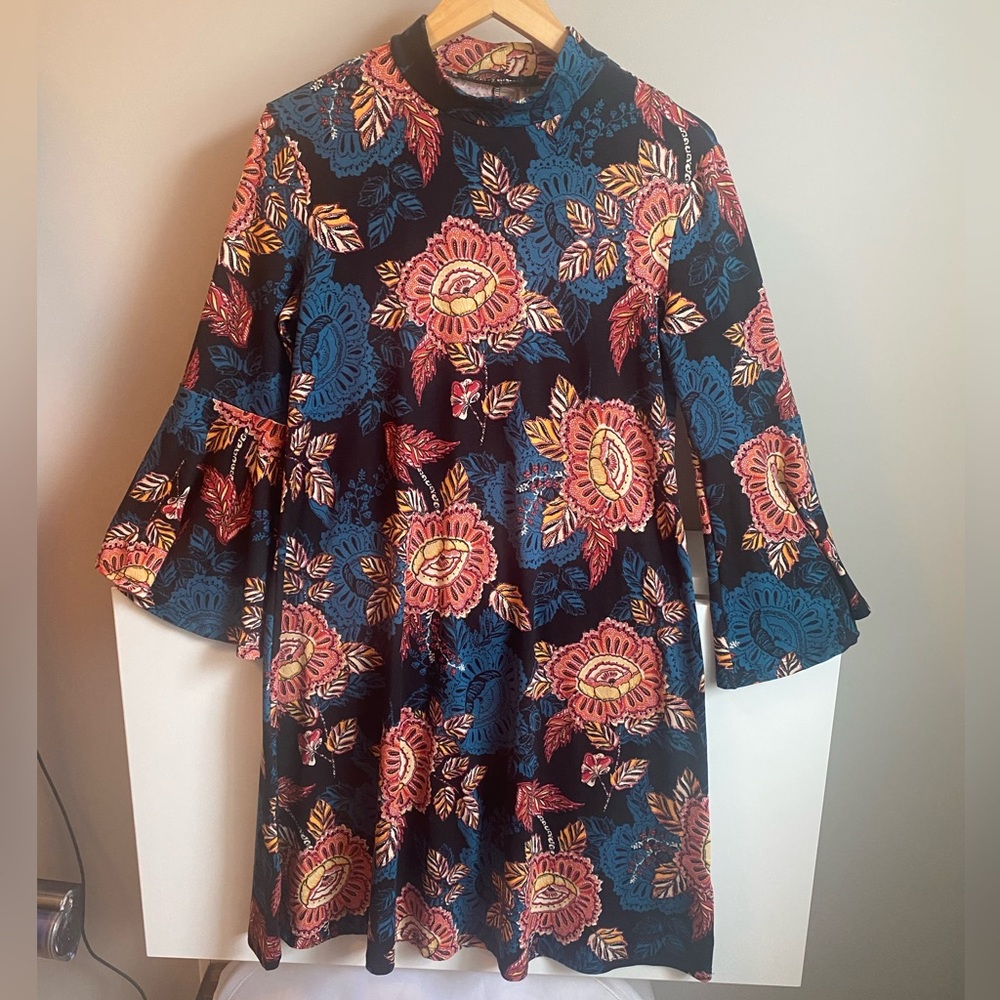 Simons bell sleeve dress